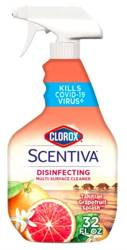 Clorox Scentiva Multi-Surface Cleaner Tahitian Grapefruit Splash 946 ml - Antibakterielles Allround-Spray
