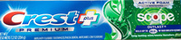 Crest Premium Scope Active Foam + Whitening 204 g - Zahnpasta