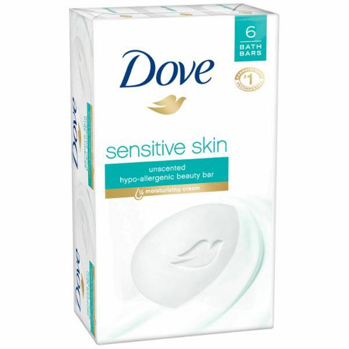 Dove Sensitive Skin 6X106 g - Stück Seife