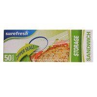 Surefresh Sandwich 50 Stück. - Beutel zur Lebensmittelaufbewahrung