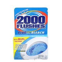 2000 Flushes Blue Plus Bleach - Spülbare Tabletten