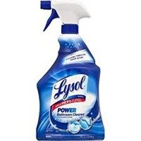 Lysol Power Bathroom Cleaner 946 ml - Antibakterielles Reinigungsspray für Badezimmer und Duschen.