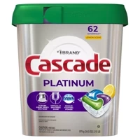Cascade Platinum 62 lemon scent actionpacs, 979 g