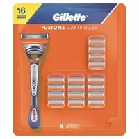 Gillette Fusions 16 Stück, - Rasierklingenset für Männer