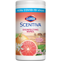 Clorox Scentiva Tahitian Grapefruit Splash 75 Stück. - Desinfektionstücher
