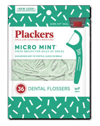 Plackers Micro Mint 36 Stück. - Zahnseide