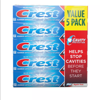 Satz von 5 x Crest Cavity Protection Regular Paste 232 g - Zahnpasta