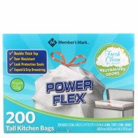 Member's Mark Power Flex Fresh Clean 200 Stück. - Müllsäcke