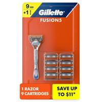 Gillette Fusions 9 + 1 - Rasierset für Männer