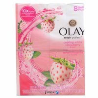 Olay Fresh Outlast Kühlung Weiß Erdbeere & Minze 8X113 g - Bar Seife