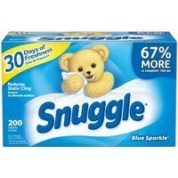 Snuggle Blue Sparkle 200 Stück. - Trocknertücher