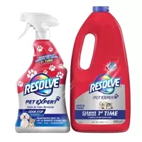 Resolve Pet Expert 1,77 l + 650 ml - Reinigungsset für Teppiche und Polstermöbel
