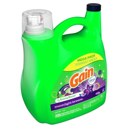 Gain Moonlight Breeze 4,55 l 107 Wäschen - Allzweck-Waschgel für Textilien