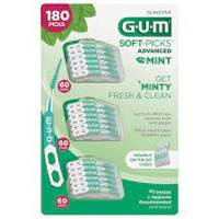 G-U-M Soft-Picks Advanced Mint 180 Stück - Zahnseidenset