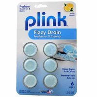 Plink Fizzy Drain Fresh Lemon 4 Stück.- Tabletten zur Reinigung und Erfrischung von Rohren