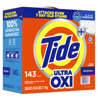 Tide Original Ultra OXI 7,1 kg 143 waschen - Universalwaschmittel.