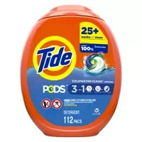 Tide Cold Water Clean 112 Stück. - Waschkapseln für weiße und bunte Stoffe