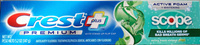 Crest Premium Scope Active Foam + Whitening 147 g - Zahnpasta