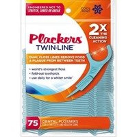 Plackers Twin-Line 75 Stück. - Zahnseide