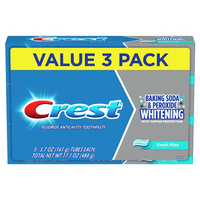 3er-Set Crest Baking Soda & Peroxid Whitening Fresh Mint 161 g - Zahnpasta