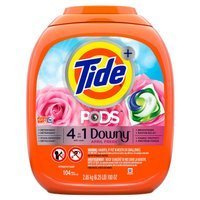 Tide 4in1 Downy April Fresh 104 Stück. - Allzweck-Waschkapseln für Textilien