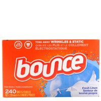 Bounce Fresh Linen 240 Stück.- Trocknertücher