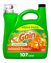 Gain Island Fresh 4.55 l 107 Wäschen - Allzweck-Waschgel für Textilien